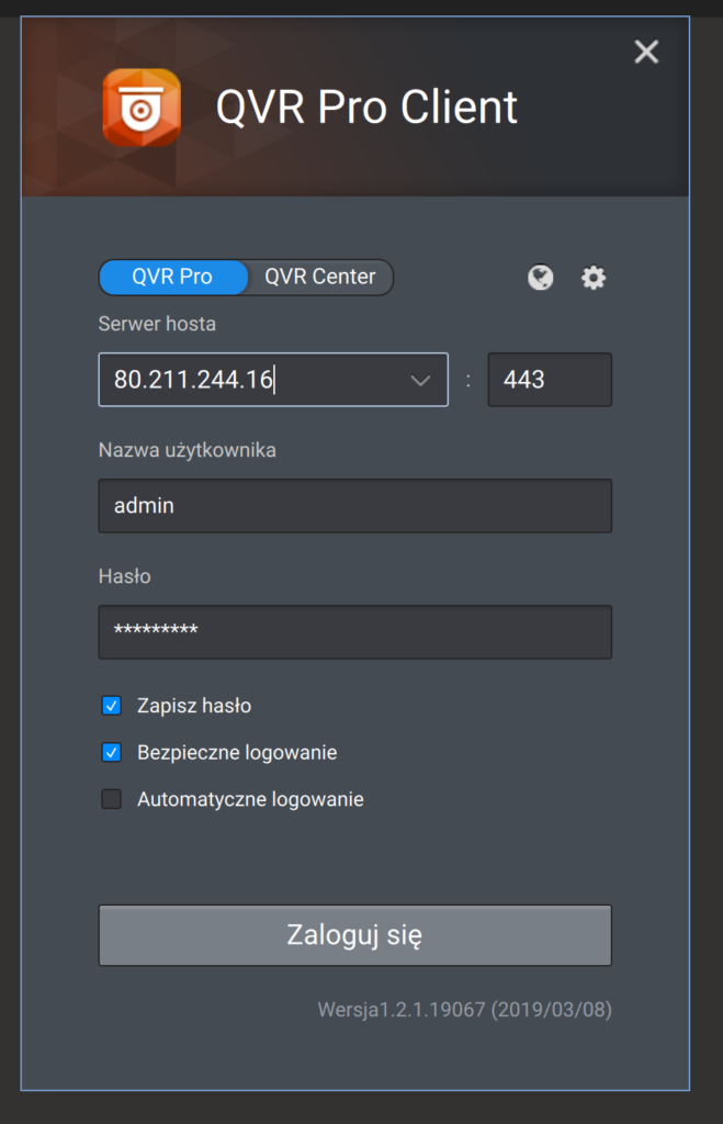 Dostęp do usług QNAP bez publicznego adresu IP -> QVR Pro